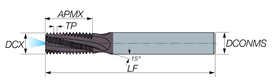 MTECB 0375C08 13UN AC22
