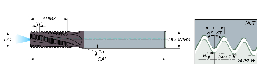 MTECB 0312C04 27NPT AC22